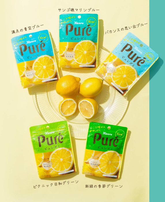 Kanro Puregumi 柠檬日本 56G X 6 袋