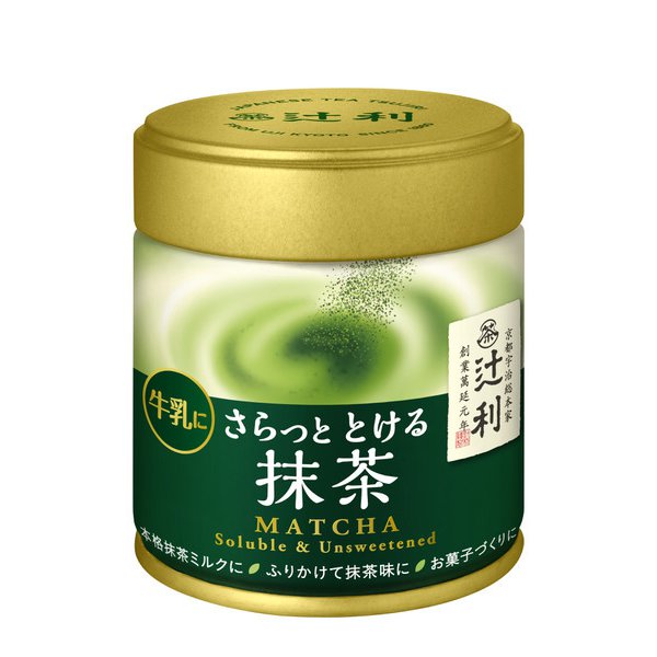 Kataoka Bussan Tsujiri Matcha Soluble & Unsweetened Powder Jar 40g - S