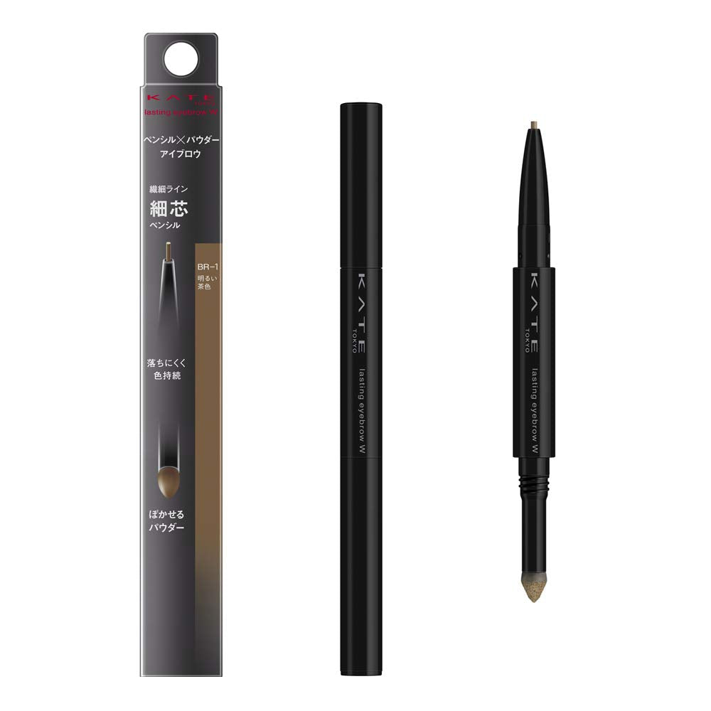 Kate Lasting Design Slim Eyebrow Pencil W BR-1 Light Brown.38G