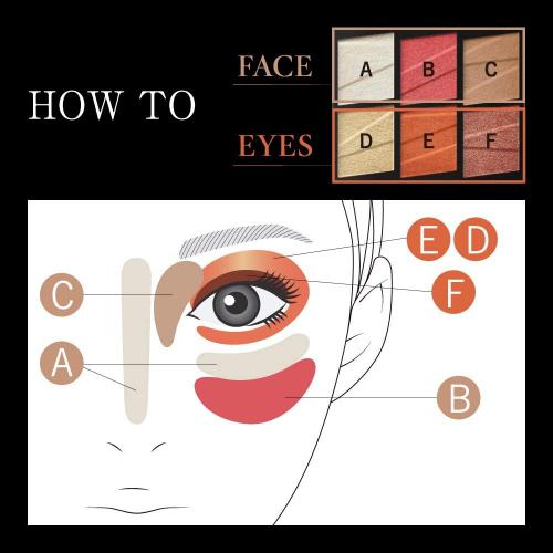 Kanebo Kate Tone Dimensional Le Pallet EX-1 Red Brown - Japan Makeup Products