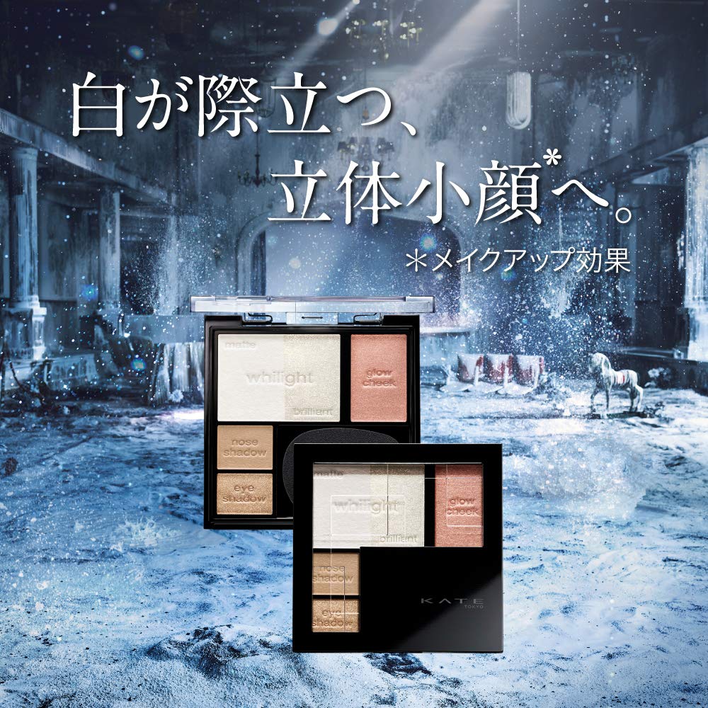 Kate Shaping Palette WT-1 - Pure White Eyeshadow for Perfect Contour