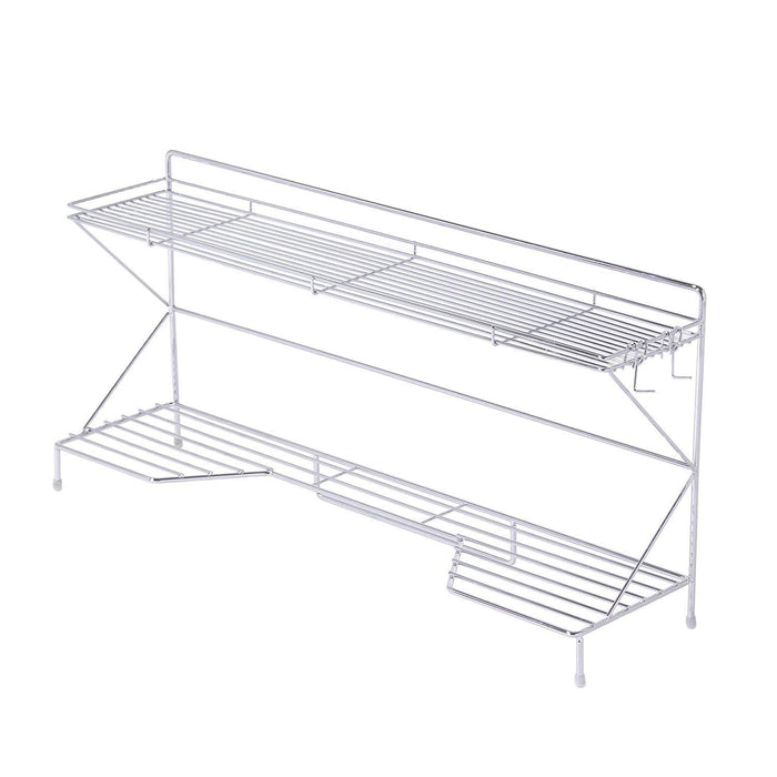 Kawaguchi Koki 21853 2-Tier Stove Rack 78In Wide Made In Japan