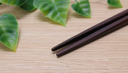 Kawai Japanese Wooden Chopsticks Set Of 5 23Cm Dishwasher Safe - Brown 26534
