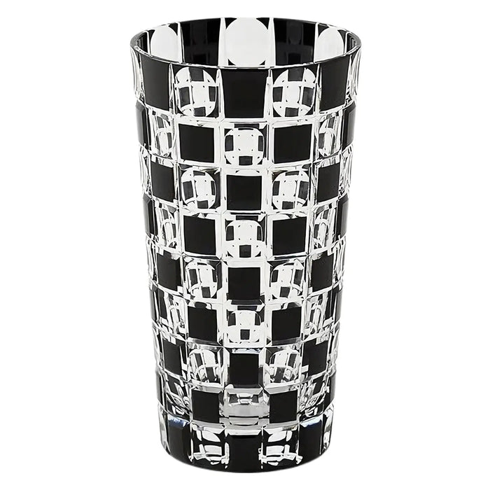 Kimoto Glass Tokyo Kuroco Edo Kiriko Tumbler Japan Ichimatsu