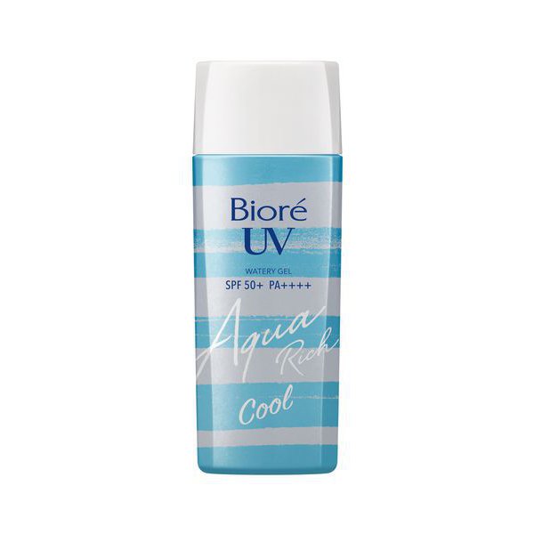 King of Flowers Limited Biore uv Aqua Rich Watery Gel Cool Type 90ml [Sunscreen For Face And Body spf50 /Pa ] Japan With Love 2