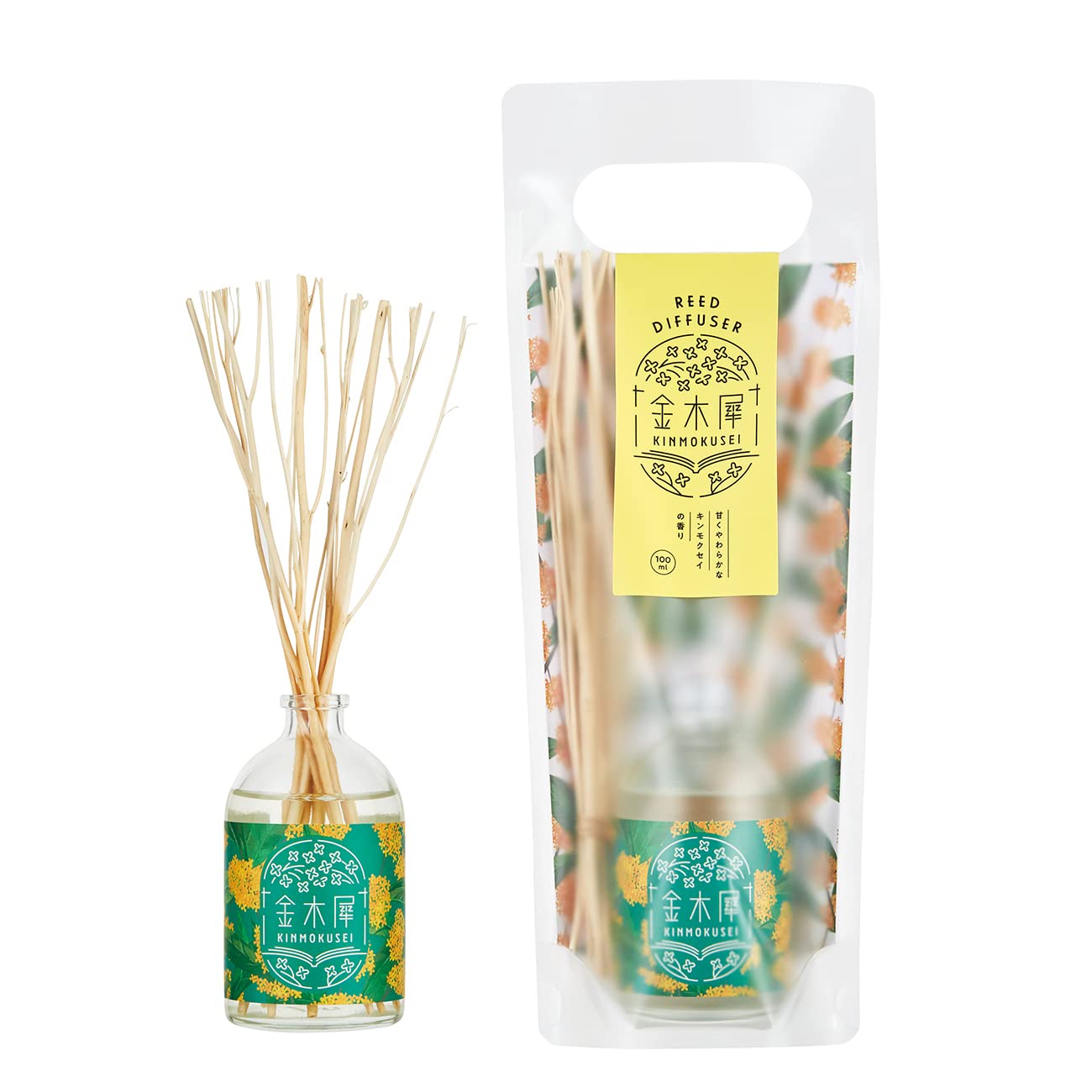 Global Product Planning Kinmokusei Reed Diffuser 100Ml Japan Osmanthus