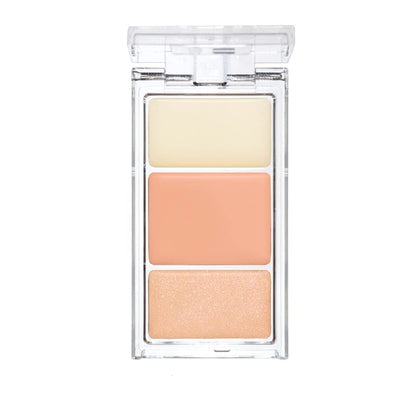 Kiss Japan Makeup Retouch Palette 02 Natural 3.6G Concealer Highlight Eyeshadow Glam
