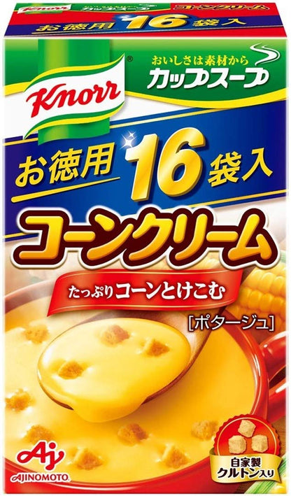 Knorr Japan Cream Corn Soup 16 Bags - Cup Soup