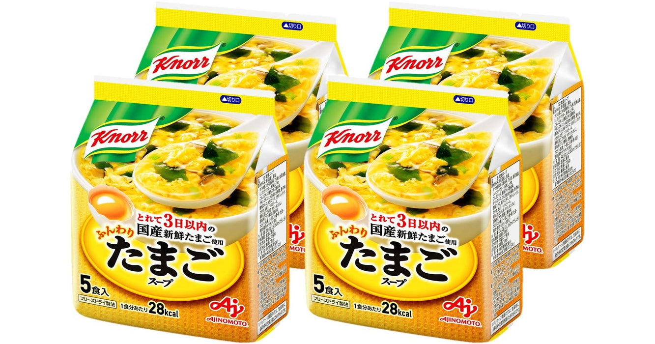 Knorr Japan Fluffy Egg Soup 5P 4-Pack