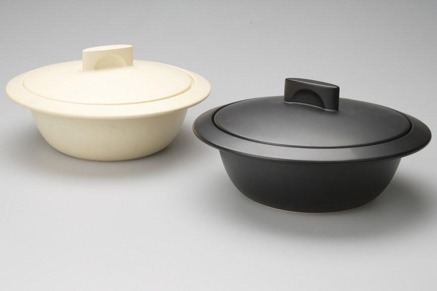 Kogiku 日本电磁炉 Donabe 陶器砂锅 黑色