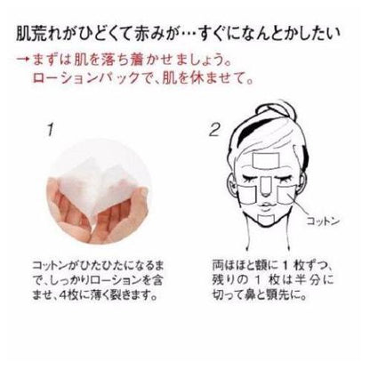 Organic Koh Gen Do Cotton Sheets 80-Pack for Face Care from Japan