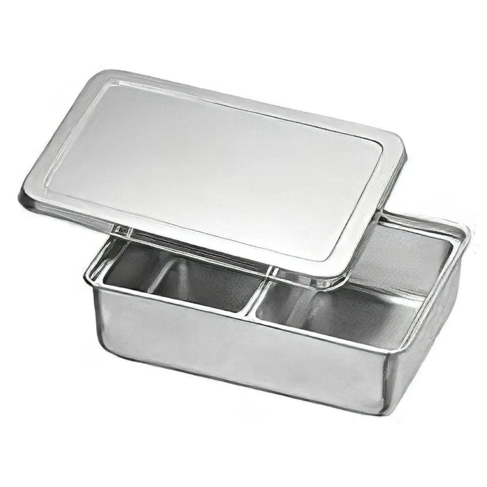 Koinu Stainless Steel Yakumi Seasoning Container 2 Compartments