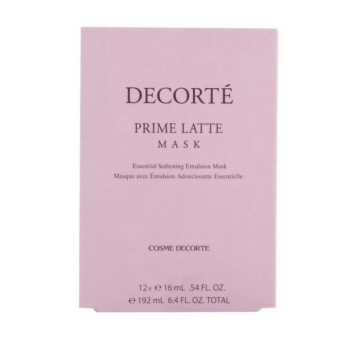 Cosme Decorte Kose Prim Latte Sheet Mask 16ml Pack of 12