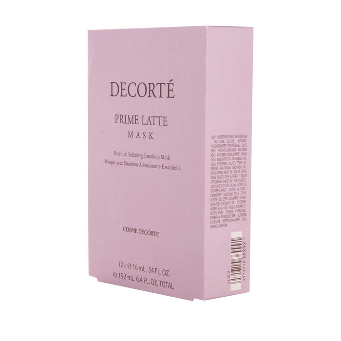 Cosme Decorte Kose Prim Latte Sheet Mask 16ml Pack of 12