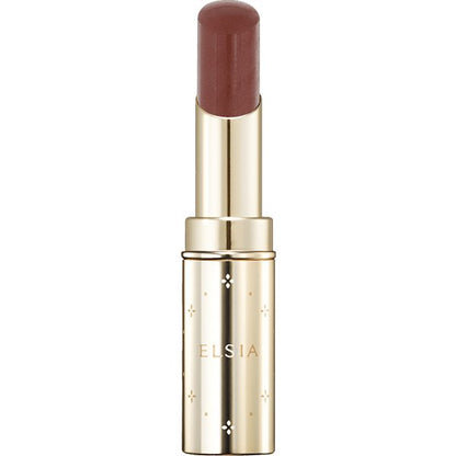 Kose Elsia Platinum Complexion Up Lasting Rouge Br340 Brown 5g - Moisturizing Serum Lipsticks