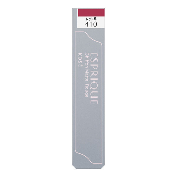 Kose Esplique Chiffon Mat Rouge Rd410 Red 6g - Japanese Liquid Lipstick - Makeup Products