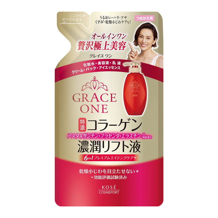 Kose Grace One Rich Lift Liquid [refill] 200ml - Japanese Aging Care Body Cream