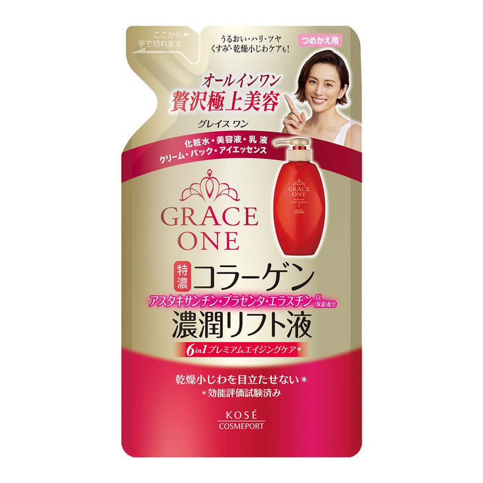 Kose Grace One Rich Lift Liquid [refill] 200ml - 日本抗衰老身体霜