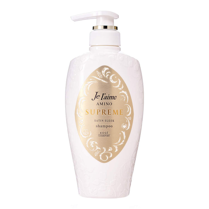 Jureme Amino Supreme Shampoo Japan Satin Sleek Smooth Body 500Ml Rose & Jasmine Fragrance