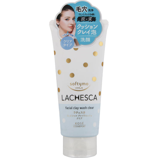 Kose Lachesca Facial Clay Wash Clear Face Wash Foam 130g  Japan With Love
