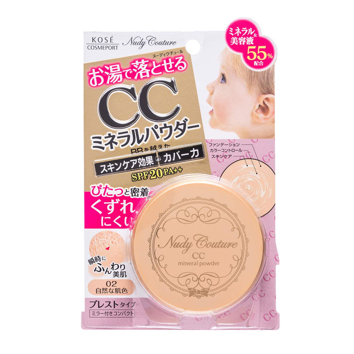 Kose Nudi Couture Japan Cc Mineral Powder 02 Natural Skin Color 7G