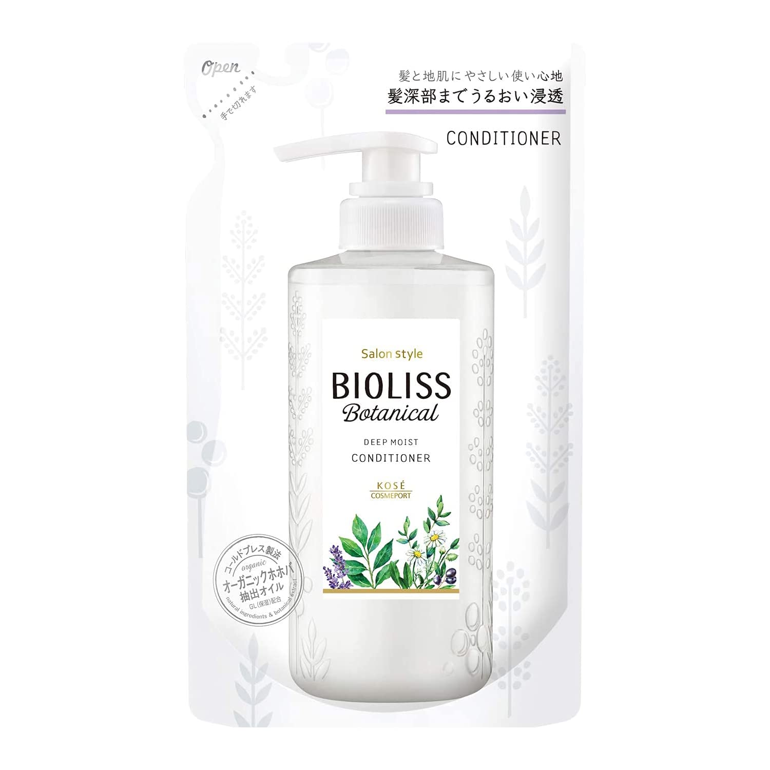 Kose Bioliss Botanical Conditioner Refill (Deep Moist) | Japan Salon Style