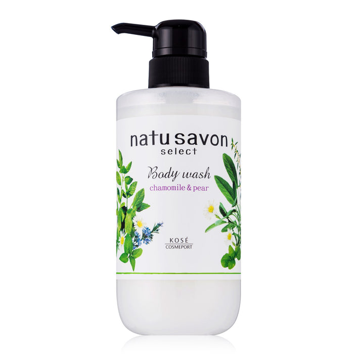 Kose Softymo Nachu Savon Select White Body Wash Refresh 500ml - Japanese Foaming Body Wash