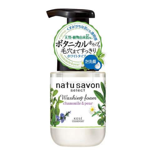 Kose Softymo Natu Savon Select Washing Foam (Chamomile & Pear) 180ml