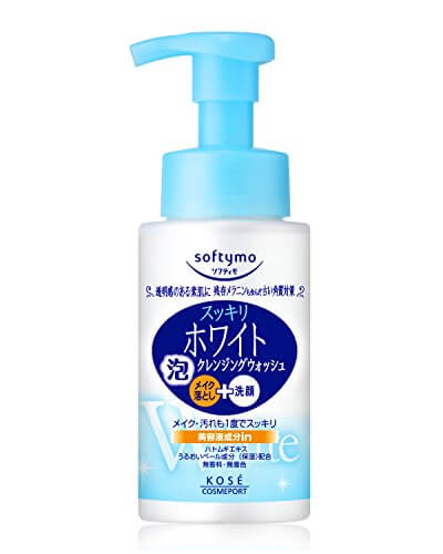 Kose Softymo White Instant Makeup Removal & Cleansing Foam 200ml Japan With Love