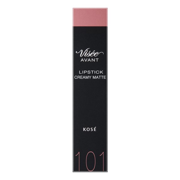 Kose Vise Avant Lipstick Creamy Matte # 101 Pink Feather Japan With Love