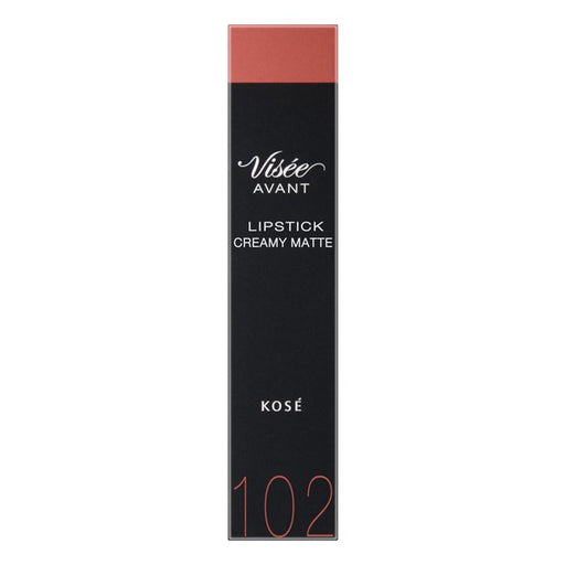 Kose Vise Avant Lipstick Creamy Matte # 102 Apricot Japan With Love