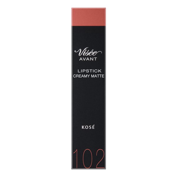 Kose Vise Avant Lipstick Creamy Matte # 102 Apricot Japan With Love