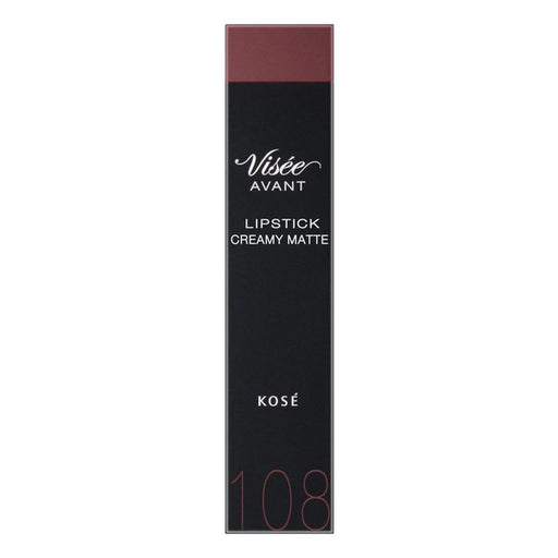 Kose Vise Avant Lipstick Creamy Matte # 108 Cocoa Japan With Love