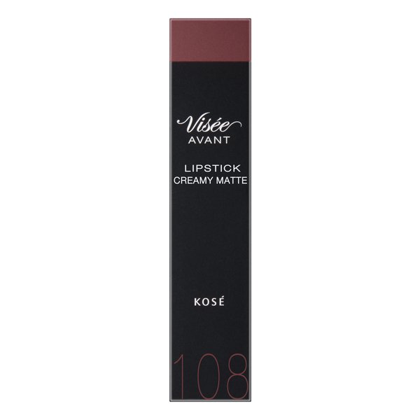 Kose Vise Avant Lipstick Creamy Matte # 108 Cocoa Japan With Love