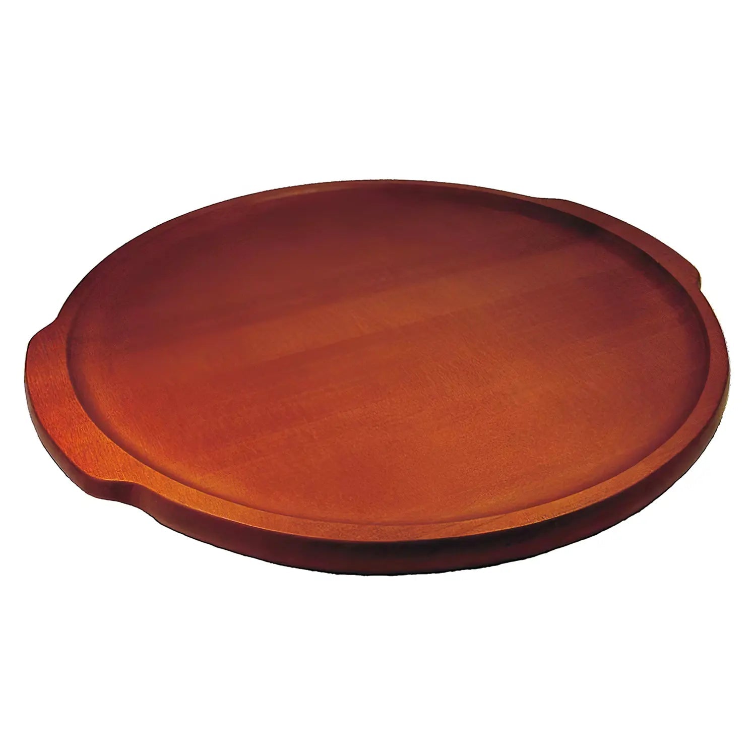Kusakabe Kizaiku Castor Aralia Pizza Serving Tray Brown 35cm