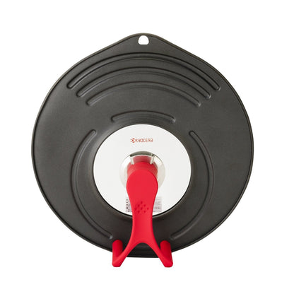 Kyocera Japan Frying Pan Lid 20-24Cm 26Cm 28Cm Glass Window Steam Vent Free Standing Fc-08A-Brd