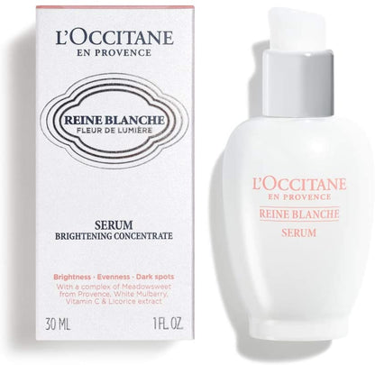 L'Occitane Reine Blanche Serum Bright Concentrate 30ml - Japanese Brightening Serum