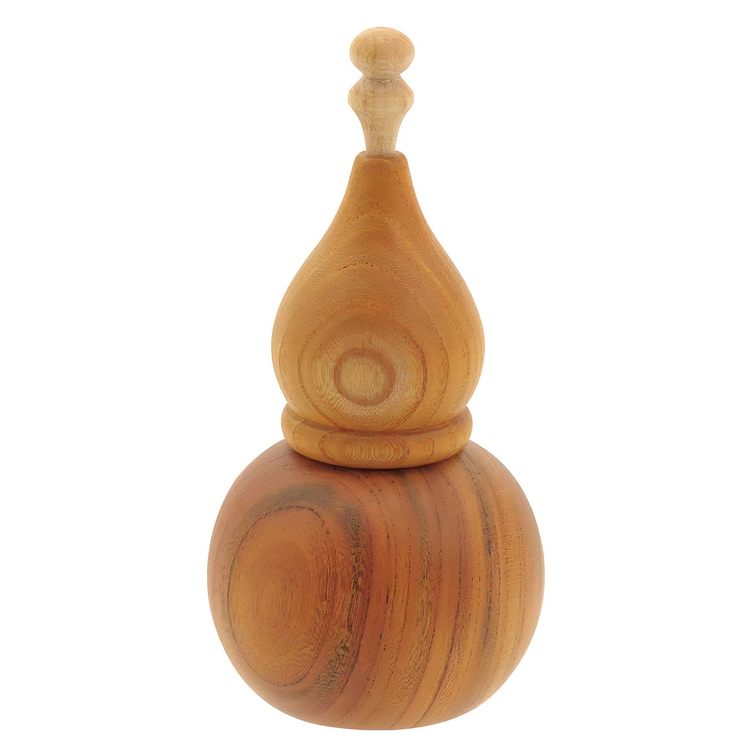 La Luz Wooden Gourd Shaped Shichimi Cruet Large - Natural