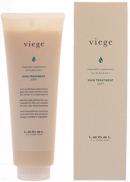 Lebel Viege Hair Treatment Soft 240ml - 日本保湿护发素