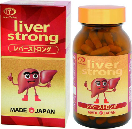 Lever Strong Supplements 180 Capsules Japan With Love