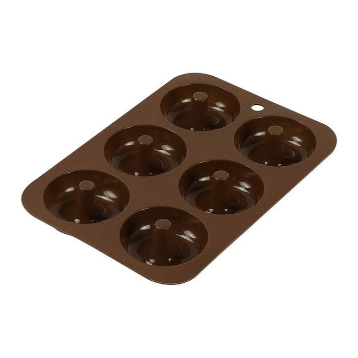 Liberty Corp Japan Ld-521 Silicone Donut Cake Mold 6 Cavity Oven Microwave Dedicated