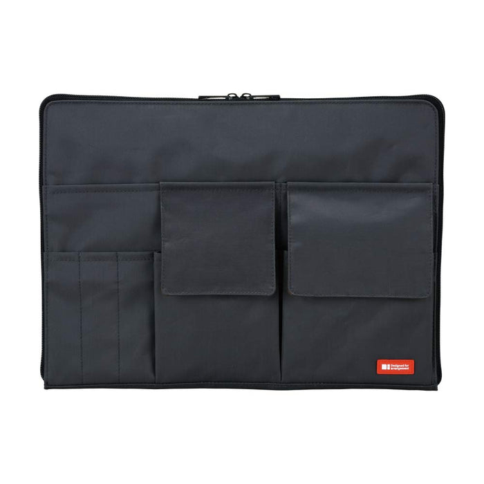 Lihit Lab A7554-24 A4 Black Bag In Bag Inner Bag From Japan