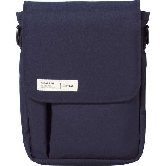 Lihit Lab A7574-11 Navy Smart Fit A6 Carrying Pouch - Japan