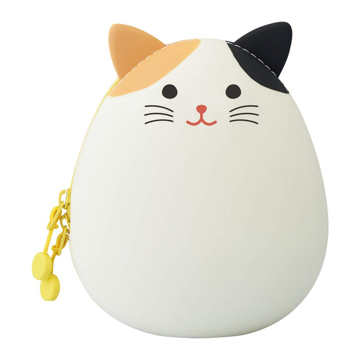 Lihit Lab Egg Pouch Big Mikeneko A7783-7 Japan