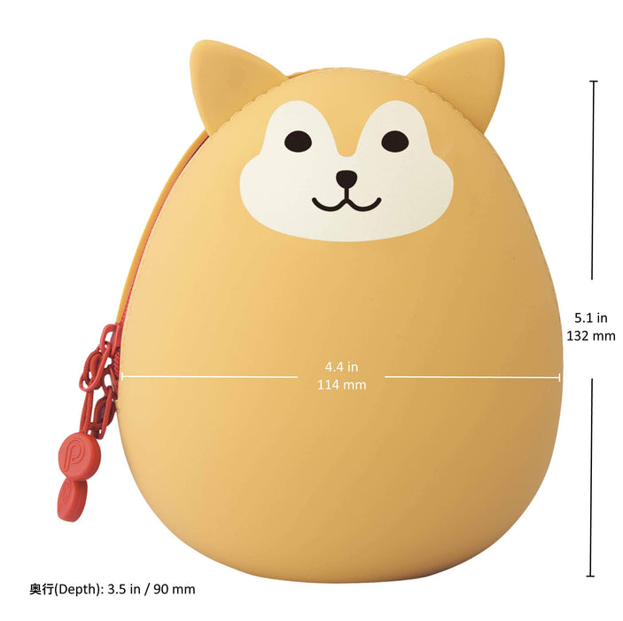 Lihit Lab Egg Pouch Big Mikeneko A7783-7 Japan