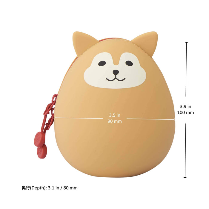 Lihit Lab Hachiwareneko A7782-4 Egg Pouch - Made In Japan
