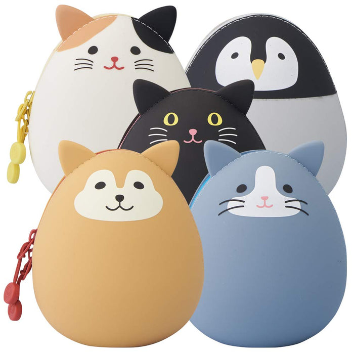Lihit Lab Hachiwareneko A7782-4 Egg Pouch - Made In Japan