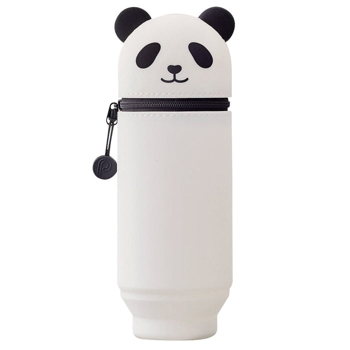Lihit Lab Stand Pen Case Big Punilab Panda A7714-6 - Japan