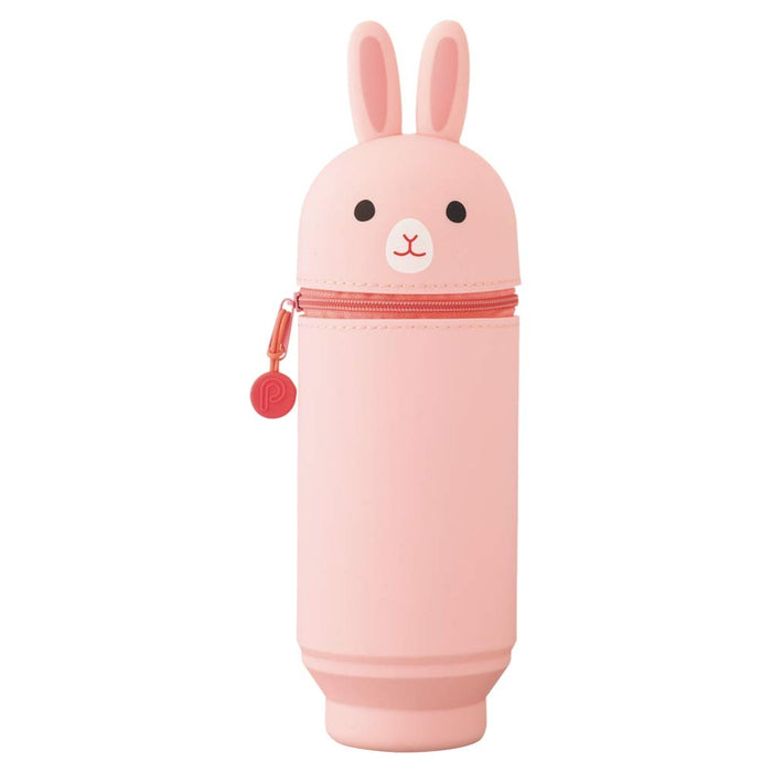 Lihit Lab A7712-12 Big Rabbit Stand Pen Case - Made In Japan