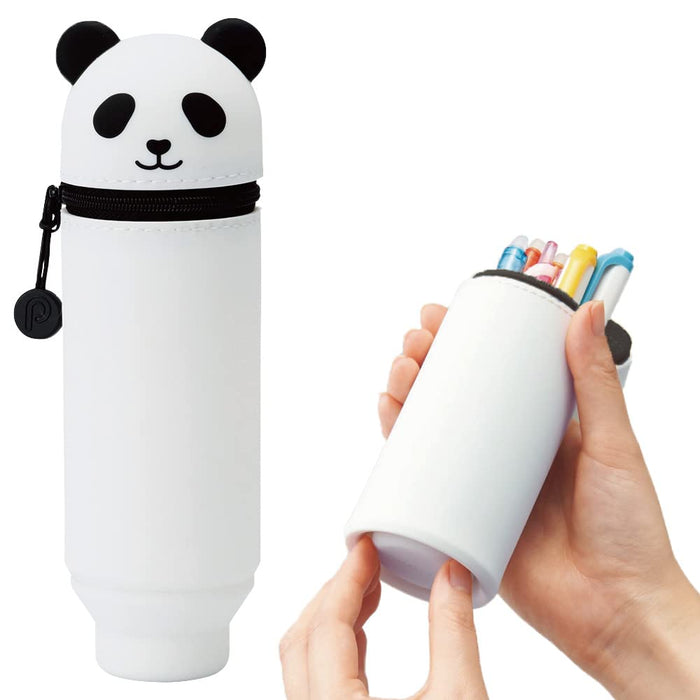 Lihit Lab Stand Pen Case Punilab Panda A7712-6 | Japan
